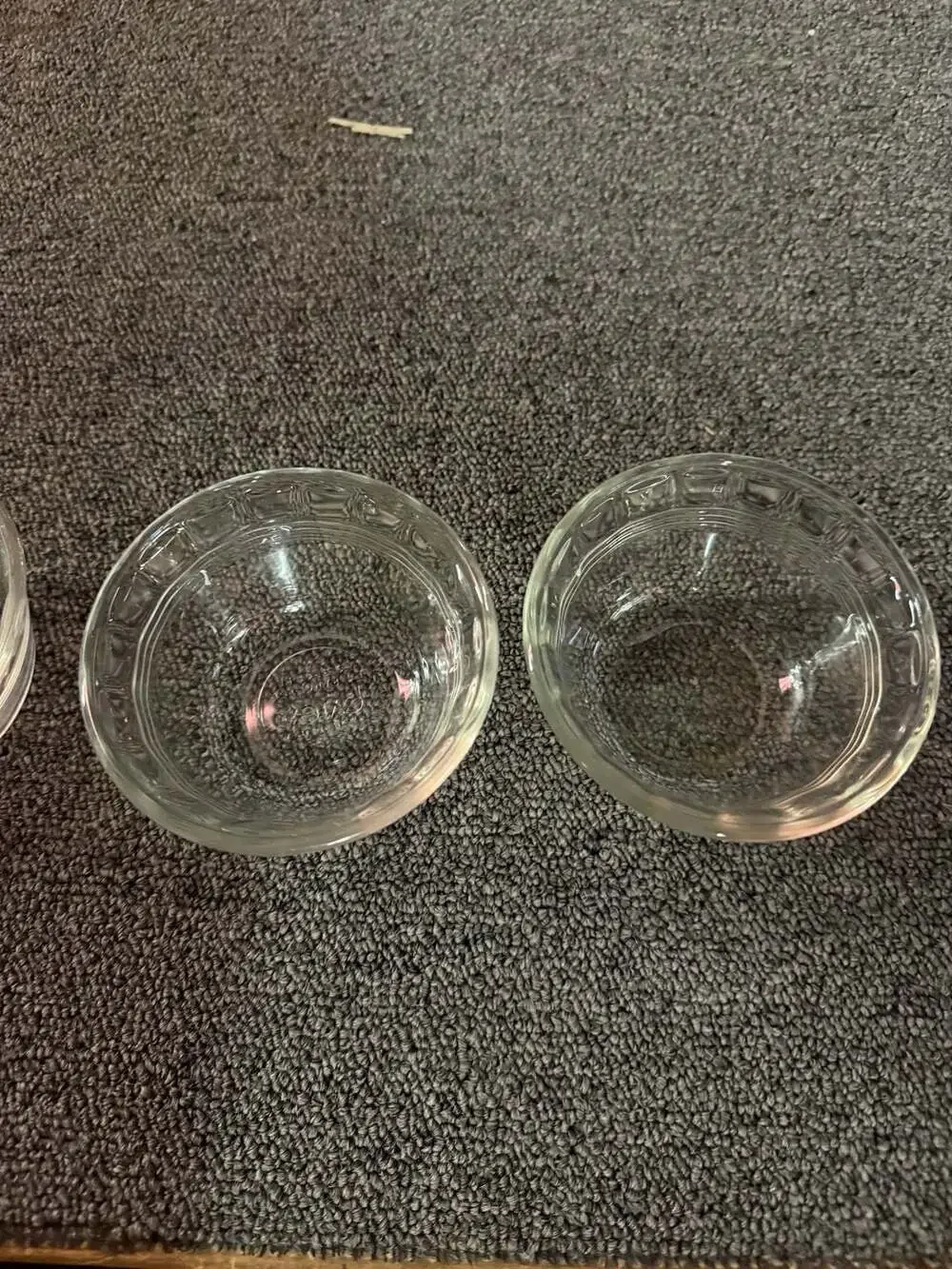 Pyrex Custard Cup Set of 4 Clear Glass 6 oz